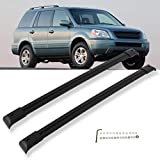 OCPTY Cross Bars Roof Rack Fit For Honda Pilot 2003-2008 Luggage Racks Rooftop Cargo Carrier Bag Luggage Kayak Canoe Bike Snowboard Skiboard