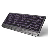 Bluetooth Keyboard for Mac OS - Backlit Multi-Device Mac Wireless Keyboard with Number Pad Compatible with MacBook Pro/Air, iMac, iMac Pro, Mac Mini, iOS, iPhone, iPad