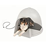 K&H Pet Products Lectro-Kennel Igloo Style Outdoor Heated Pad Small Black 11.5' x 18' 40W (Igloo house not included)