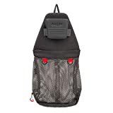 Allen Company Competitor Over-Under Molded Hull Bag, Holds 125 Empty Hulls, Spring Clip Opening with Magnetic Closure, Heather Gray and red (Bags & Range_Trap & Skeet)