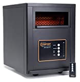 AirNmore Comfort Deluxe with Copper PTC, Infrared Space Heater with Remote, 1500 Watt, ETL Listed