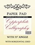 ASK Copperplate Calligraphy Paper Pad with 55 degree Slant Angle: Horizontal pad version | Heavyweight Paper | Hand Lettering Practice Pad | ... inches (ASK Copperplate Calligraphy Books)