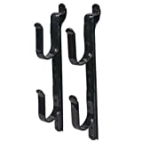 Killer's Instinct Outdoors Truck Gun Rack Fishing Rod Holder for Truck Black Metal 18500 Gun Bow & Tool Rack for Autos & Trucks Adjustable 9 inches to 14 inches Truck Bow Rack