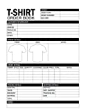 T-shirt Order Book: Custom Tshirt Order Form & Sales Tracker For Small Business | Log Book, Planner & Organizer for Direct Selling, Retail Store and Online Business