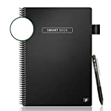 Smart Reusable Notebook Misdic Book Eco-Friendly Journal Erasable Hardbound Blank Flip Notebook Paper Sketching or Doodling(8.5x11)