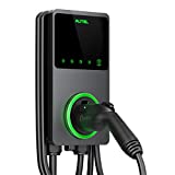 Autel MaxiCharger Home Smart Electric Vehicle (EV) Charger, 40 Amp Level 2 Wi-Fi and Bluetooth Enabled EVSE, Indoor/Outdoor Car Charging Station, with in-Body Holster and 25-Foot Cable（14-50 Plug）
