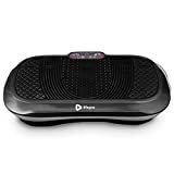 LifePro Vibration Plate Exercise Machine - Whole Body Workout Vibration Fitness Platform w/ Loop Bands - Home Training Equipment for Weight Loss & Toning (Black)