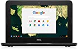 Dell Chromebook 11 - 3180 Intel Celeron N3060 X2 1.6GHz 4GB 16GB, Black (Renewed)