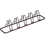 Simple Houseware 5 Bike Bicycle Floor Parking Adjustable Storage Stand, Bronze