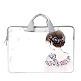 Custom Skin Laptop Bag for Women Student Laptops 12 13 14 15.6 17 17.6-inch with Dell Lenovo HP Wass Acer Samsung Sony Chromebook Easy to Carry (14/15/15.6 inch, Girl-018)