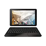 RCA Tablet Quad-Core 2GB RAM 32GB Storage IPS HD Touchscreen WiFi Bluetooth with Detachable Keyboard Android 9 (Black)