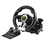 PXN V3II PC Racing Wheel, USB Car Race Gaming Steering Wheel with Pedals for Windows PC/PS3/PS4/Xbox One/Nintendo Switch