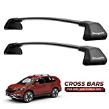 BougeRV Car Roof Rack Cross Bar for Honda CRV 2012-2016 with Side Rails, Aluminum Cross Bar Replacement for Rooftop Cargo Carrier Bag Luggage Kayak Canoe Bike Snowboard Skiboard