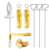 Potato Slicer Spiral Cutter, Tornado Potato Slicer, Twisted Potato Slicer, Potato Tornado Chips Making Tool, Fancy Fry Chips Gadgets