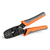 IWISS Open Barrel Terminal Crimping Tool for Molex Style DELPHI AMP TYCO Deutsch Terminals Crimper, Molex Crimping Tool,24-14 AWG