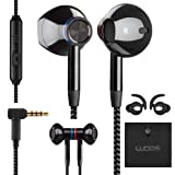 LUDOS NOVA Wired Earbuds in-Ear Headphones, Earphones with Microphone, 5 Year Warranty, 3.5mm Earphones Plug in Ear Buds, Videoconference, Calls Compatible with iPhone, Android, Laptop, Chromebook