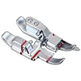 DREAMSTITCH 1/4' 1-4(Quarter Inch) Snap on Edge Guide Patchwork Quilting Presser Foot for Pfaff IDT Walking Foot Machines Creative Select Expression - 820924096