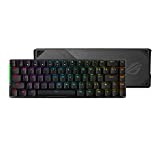 ASUS ROG Falchion Wireless 65% Mechanical Gaming Keyboard | 68 Keys, Aura Sync RGB, Extended Battery Life, Interactive Touch Panel, PBT Keycaps, Cherry MX Brown Switches, Keyboard Cover Case