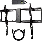 VideoSecu Mounts Tilt TV Wall Mount Bracket for Most 23'- 85' LCD UHD LED Plasma TV with 75X75 100x100 400x400 684x400 700x400mm, with Magnetic Stud Finder and HDMI Cable MF609B BXM