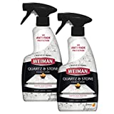 Weiman Quartz Countertop Cleaner and Polish (2 Pack) Clean and Shine Your Quartz Countertops Islands and Stone Surfaces with Ultra Violet Protection