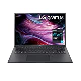 LG Gram 16Z90P Laptop 16' IPS Ultra-Lightweight, (2560 x 1600), Intel Evo 11th gen Core i7 , 16GB RAM, 1TB SSD, Windows 11 Upgradeable, Alexa Built-in, 2X USB-C, HDMI, USB-A - Black