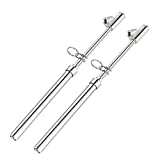 GODESON Dual Head Tire Pressure Gauge ,Heavy Duty Tire Pressure Gauge Range 10-150PSI; 1-10Bar,Dual Head Truck Air Pressure Gauge (Pack of 2)