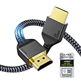 10K 8K HDMI Cable 6FT, Maxonar (Certified) Ultra High Speed HDMI 2.1 Cord 48Gbps 8K60 4K120 144Hz eARC HDR+ HDCP 2.2&2.3 Compatible with Playstation 5/PS5, Xbox Series X, Roku/Fire/Sony/LG Samsung TV