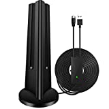 2022 Newest HD TV Antenna up 130 Miles Range-Indoor/Outdoor Antenna Support 4K 1080P All Older TV's & Smart TV, Digital Antenna with Amplifer Signal Booster