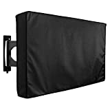 Outdoor TV Cover 50' - 52' - with Bottom Cover - The Weatherproof and Dust-Proof Material with Free Microfiber Cloth. Protect Your TV Now!