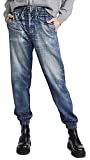 rag & bone Women's Miramar Joggers, Lucaswash, Blue, M