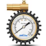 GODESON Presta Valve Tire Pressure Gauge with Bicycle Air Pressure Relief for Road Cycling Tires,Range to 160 PSI/11BAR(Presta Valve Only)