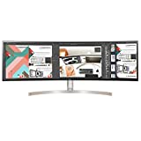 LG 49WL95C-W Ultrawide Dual QHD Monitor 49' 32: 9 (5120 x1440) Curved IPS Display, HDR10, USB Type-C, HDR 10, Ambient Light Sensor, 2 x 10W Stereo Speaker