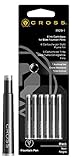 Cross Slim Fountain Pen Ink Cartridge - Black (Six Per Card)