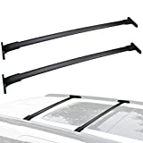 Auxko Car Rooftop Cross Bars Roof Racks fit for 2016-2019 Ford Explorer, Upgrade Aluminum Luggage Crossbars Replacement Carrying Cargo Racks Carrier Bag Bike Kayak Canoe