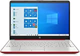 2021 HP 15.6' HD WLED Laptop, Intel Pentium Gold 6405U Dual-Core Processor, 4GB RAM, 128GB SSD, HDMI, Webcam, Intel UHD Graphics 605, Bluetooth, Wi-Fi, Windows 10 S, Red , with SKYPC 2Weeks Support