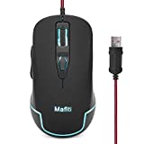 mafiti Wired Mouse , Computer Mouse for Laptop Notebook Desktop USB RGB Mice 3200DPI