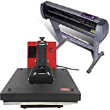 USCutter 28' Vinyl Cutter + 15' x 15' Digital Heat Press Machine Signs/T-Shirt Making