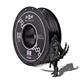 3DF Printing Filament – Black Nylon 3D Filament for FDM 3D Printers | Nylon Filament 1.75mm | Dimensional Accuracy +/- 0.02mm | 1kg (2.2lbs) Spool | Pack of 1