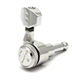 Graph Tech PRL-8721-C0 Ratio Electric 6-In-Line Locking Tuned Machine Heads - Mini Contemporary Style