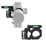 ohhunt High Accuracy Angle Cosine Indicator Kit and Bubble Level Fit 1 inch 30mm Tube Rifle Scope Mounts Light Weight Made of Aluminum