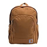 Carhartt Unisex Adult Essentials Backpack with 17-Inch Laptop Sleeve for Travel, Work and School, Brown, One Size