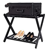 HHDACSON Luggage Rack for Guest Room Home Bedroom Hotel Guest Room with Shelf