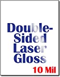 Heavyweight Laser Gloss Cardstock (Double Sided Gloss) - 50 Sheets - 2 Sided Glossy Printer Paper