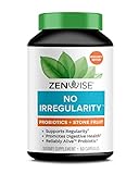 Zenwise No Irregularity Magnesium Vegan Probiotics - Constipation Protection and Digestive Relief with Prune, Apricot, and Date Juice for Women and Mens Digestive and Immune Health - 60 Count