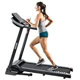 HYPATA Treadmill for Home Gym, Max 2.5 HP Folding Treadmills for Running and Walking Jogging Exercise with 12 Preset Programs, 300 LBS Weight Capacity, Easy Assembly for Home Use (Blue&Black)