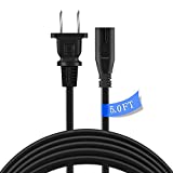 SupplySource 5ft UL AC Power Cord Cable for Sony CECH-ZED1U PS3 Playstation TV Monitor