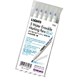 LEONIS 5 Water Erasable Marking Pens Blue [ 78008 ]