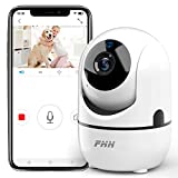 FHH Security Camera 2K Cameras for Home Security with Night Vision, Two-Way Audio,Motion Detection, Phone APP,Remote Contol Indoor WiFi Camera,Ideal for Baby Monitor/ Pet Camera