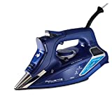 Rowenta DW9280 Digital Display Steam Iron for Clothes, 1800W, Stainless Steel Soleplate, 400 Steam Holes, Vertical Steaming, Variable Steam Control, Auto Off