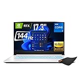 Flash 17.3' MSI Sword 17 Core i7-11800H Thin Bezel 144Hz Full HD IPS-Level Gaming Laptop NVIDIA GeForce RTX 3050Ti Max Performance Wi-Fi 6 White W/Mouse Pad (32GB RAM | 2TB PCIe SSD)